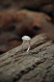 Natural White Opal Ring